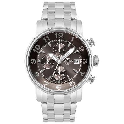 Relógio Technos Masculino Grandtech Prata - Js15enb/1m Js15enb/1m