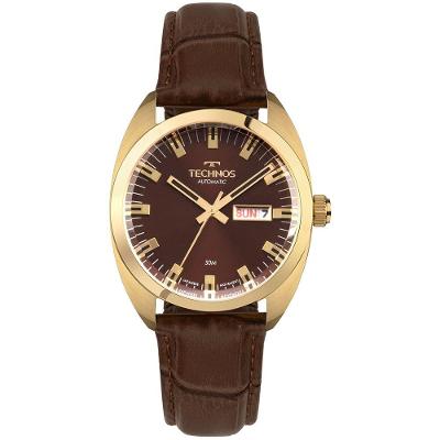 Relógio Technos Masculino Automatico Dourado - 8205op/0m 8205op/0m