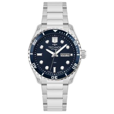 Relógio Technos Masculino Automático Prata - 8205ox/1a Relógio Technos Masculino Acqua Prata - 8205ox/1a