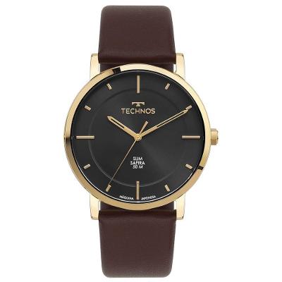 Relógio Technos Masculino Slim Dourado - Gl32az/0p Gl32az/0p