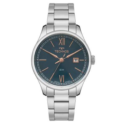 Relógio Technos Masculino Executive Prata - 2115tyl/1a 2115tyl/1a