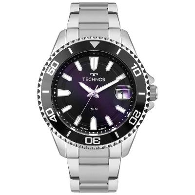 Relógio Technos Masculino Acqua Prata - 2415eh/1p