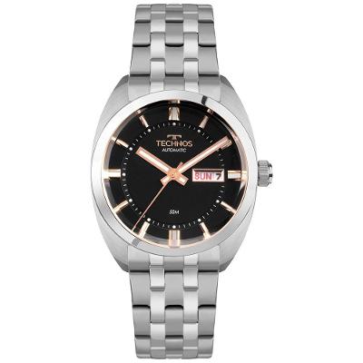 Relógio Technos Masculino Automatico Prata - 8205os/1p 8205os/1p