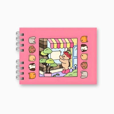 Livro De Colorir Capa Dura - Rosa