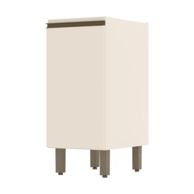 Balcão 1 Porta 35cm Connect Off White - Móveis Henn Off White
