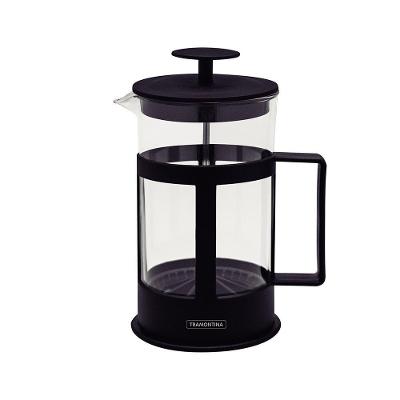 Cafeteira Francesa Para Café Gourmet Em Vidro E Polipropileno Preto 1l - Tramontina 61767600