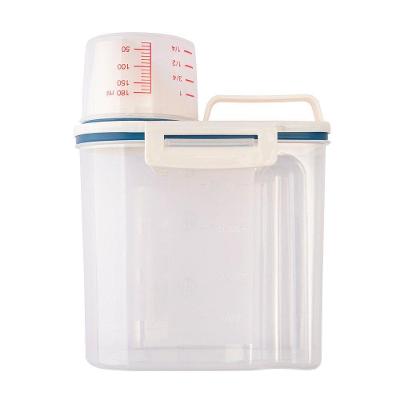 Pote Hermético Com Medidor Plástico Pp 1,5 Litros Clink