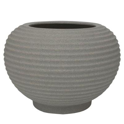 Vaso Bromélia Fosco 42x48cm Granito Pedra