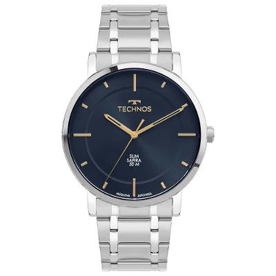 Relógio Technos Masculino Slim Prata - Gl32bi/1a Gl32bi/1a