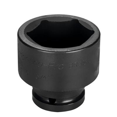 Soquete De Impacto Sextavado Em Aço Cromo Molibdênio 36 Mm - Encaixe 3/4'' Tramontina
