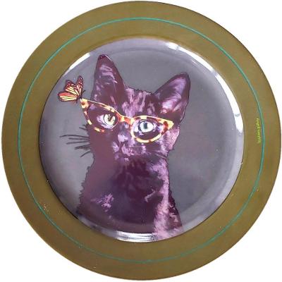 Prato De Porcelana Gata Madalena - 25,5 Cm