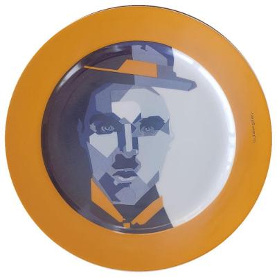Prato De Porcelana Yellow Chaplin - 20 Cm