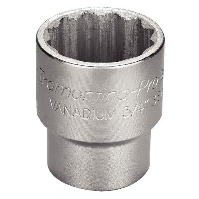 Soquete Estriado Em Aço Cromo Vanádio 1.5/8" - Encaixe 3/4" Tramontina Pro Tramontina