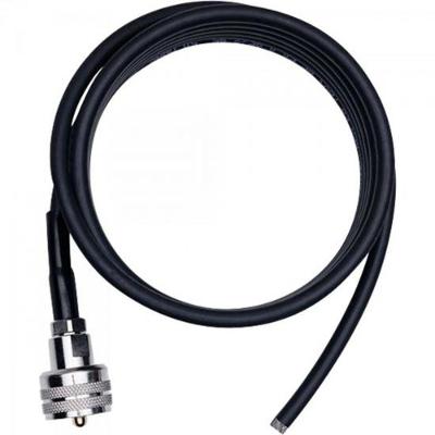 Kit Cabo Px50 5,5M Com Conector Uhf Macho B-3001 Preto Aquario