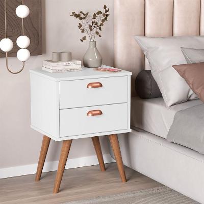 Mesa Cabeceira Quarto Janus Branco