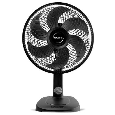Ventilador De Mesa 30cm Turbo Compact Mallory Preto 110V