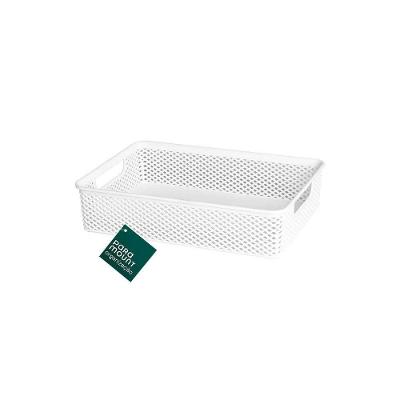 Cesto Organizador Branco 23x16x6 Cm Linea