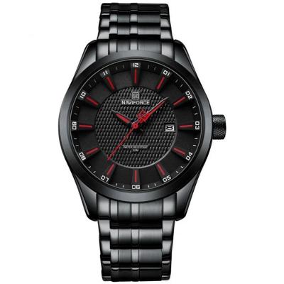 Relógio De Pulso Masculino Data Automática De Aço Inoxidável Esportivo Impermeavel Vermelho