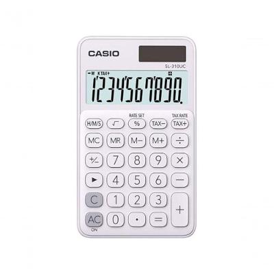 Calculadora De Bolso 10 Digitos Branca - Sl-310uc-we
