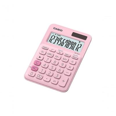 Calculadora De Mesa 12 Dígitos Rosa - Ms-20uc-pk-w-dc