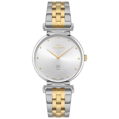 Relógio Technos Feminino Slim Bicolor - Vj20ae-1k Vj20ae-1k