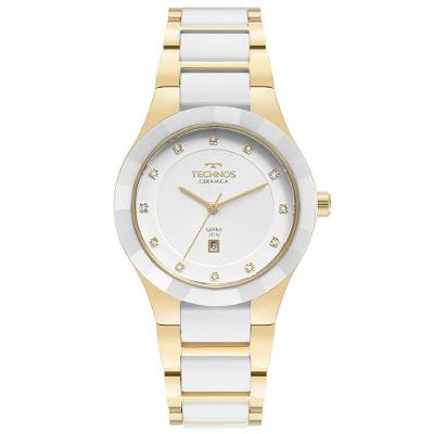 Relógio Technos Feminino Ceramic-saphire Dourado - 2015cen-1b 2015cen-1b