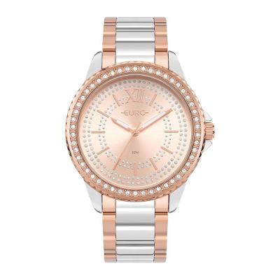 Relógio Euro Feminino Stones Bicolor - Eu2035ywp-4j Eu2035ywp-4j