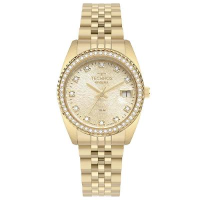 Relógio Technos Feminino Riviera Dourado - 2117lfk-1d 2117lfk-1d