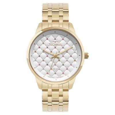 Relógio Technos Feminino Brilho Dourado - 2035naf-1b 2035naf-1b