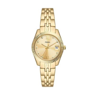 Relógio Fossil Feminino Scarlette Dourado - Es5338-1dn Es5338-1dn