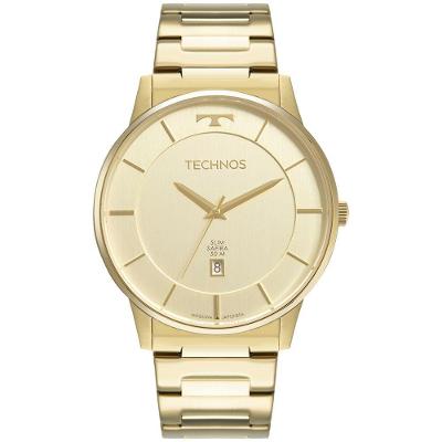 Relógio Technos Masculino Slim Dourado - Gm10yp-1x Gm10yp-1x