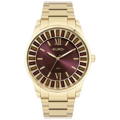Relógio Euro Feminino Stones Dourado - Eu2035ytr-4r Eu2035ytr-4r