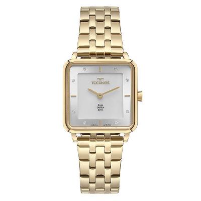 Relógio Technos Feminino Slim Dourado - Gl22am-1k Gl22am-1k