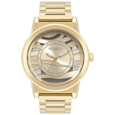 Relógio Euro Feminino Glitz Dourado - Eu2036ytr-4d Eu2036ytr-4d