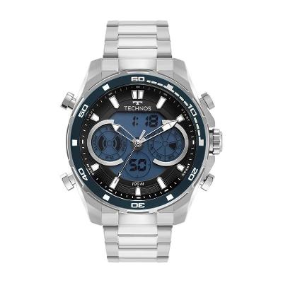 Relógio Technos Masculino Digitech Prata - Bj3530af-1a Bj3530af-1a