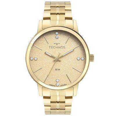 Relógio Technos Feminino Brilho Dourado - 2036msd-1x 2036msd-1x