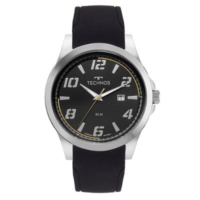Relógio Technos Masculino Racer Prata - 2115uaf-2p Relógio Technos Masculino Racer Basico Prata - 2115uaf-2p