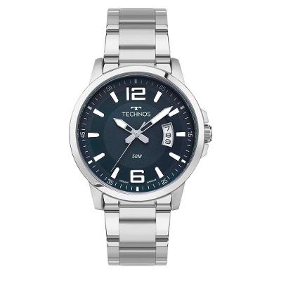 Relógio Technos Masculino Racer Basico Prata - 2315lar-1a 2315lar-1a
