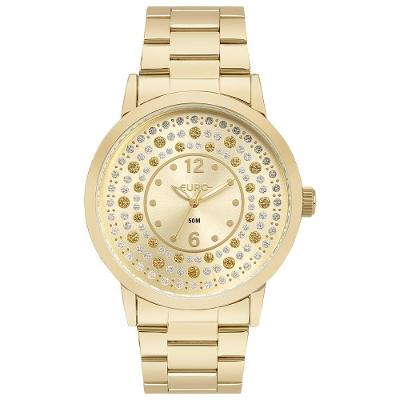 Relógio Euro Feminino Glitz Dourado - Eu2035yuz-4d