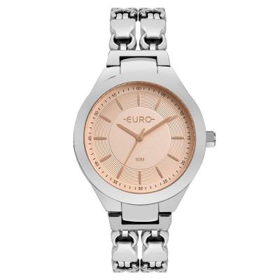 Relógio Euro Feminino Chains Prata - Eu2035yuo-4k Eu2035yuo-4k