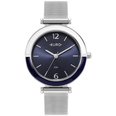 Relógio Euro Feminino Glitz Prata - Eu2035yxr-4a