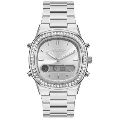 Relógio Euro Feminino Fashion Fit Sporty Prata - Eubj3890abb-4k Relógio Euro Feminino Ff Sporty Prata - Eubj3890abb-4k