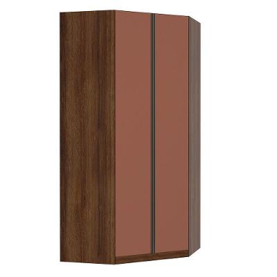 Guarda Roupa Canto 2 Portas 111,9cm Dourado Com Gaia