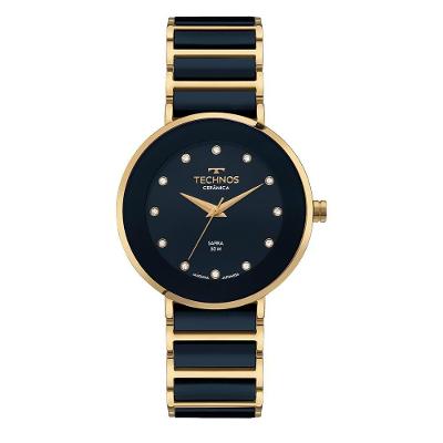 Relógio Technos Feminino Ceramic Sapphire Dourado - 2035lmm-1a