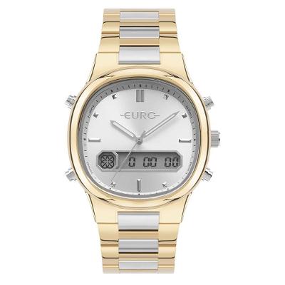 Relógio Euro Feminino Fashion Fit Sporty Bicolor - Eubj3890aaz-4k Eubj3890aaz-4k