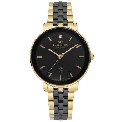 Relógio Technos Feminino Ceramic-saphire Preto - 2035mzl-1p 2035mzl-1p