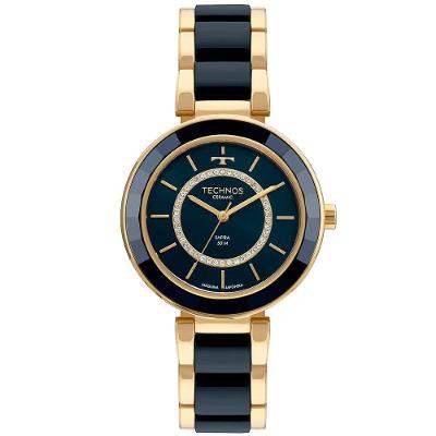 Relógio Technos Feminino Ceramic-saphire Dourado - 2036mkp-1a