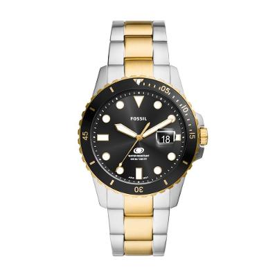 Relógio Fossil Masculino Blue Prata - Fs6031-1kn Fs6031-1kn
