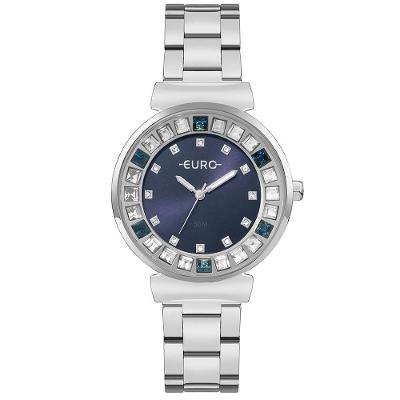 Relógio Euro Feminino Stones Prata - Eu2035yxw-4a