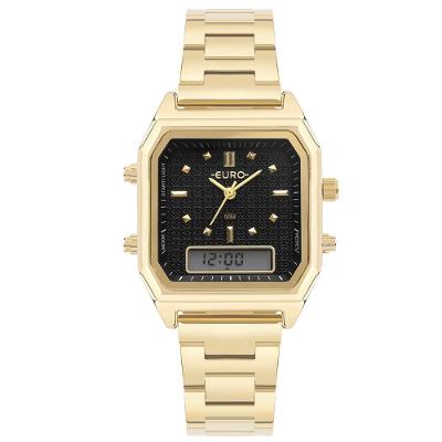 Relógio Euro Feminino Fashion Fit Sporty Dourado - Eubj3718aa-4p Eubj3718aa-4p